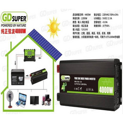 GD-03790 Inverter Καθαρού Ημιτόνου 4000W 12V Μονοφασικό