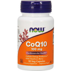 Now Foods CoQ10 100mg 30 Κάψουλες