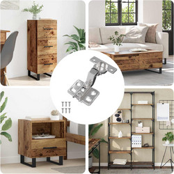 vidaXL Άξονας 254 τμχ. Νίκελ 85 x 52,5 x 9,5 χιλ Σίδερο