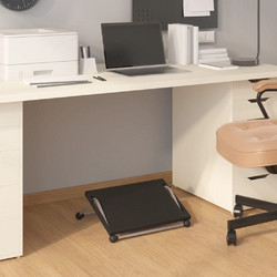 vidaXL Υποπόδιο Μαύρο 45x40x13,5cm 1 τεμ
