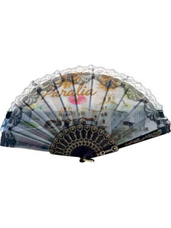 Βεντάλια χειρός Souvenir - Σετ 12 τεμάχια - Paralia - 216462