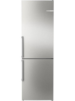 Bosch KGN36VICT Ελεύθερος Ψυγειοκαταψύκτης 321lt No Frost Υ186xΠ60xΒ66.5cm Inox