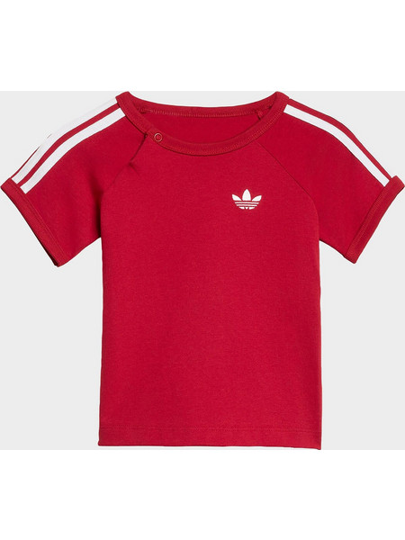 adidas Originals 3 Stripe Βρεφικό T-Shirt KG3894 Team Victory Red