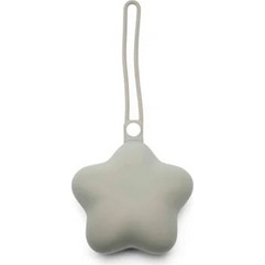 Dooky Silicone Pacifier Case Θήκη για 2 Πιπίλες σε Σχήμα Αστέρι, 1τεμ - GREY