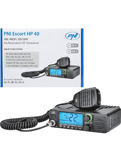PNI Escort HP 40 Ασύρματος Πομποδέκτης CB Multistandard 12V/24V
