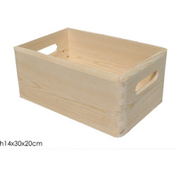 Κουτί Αποθήκευσης Ξύλινο 30x20x14 689004