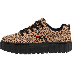 Fila Sandblast Γυναικεία Sneakers Flatforms Μαύρα Καφέ FFW0063-80010