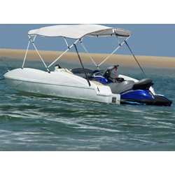 Τέντα Σκάφους με 4 Αψίδες Τοιχώματα 243x(170-182)x137 εκ