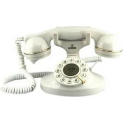 Brondi Vintage 10 Ενσύρματο Τηλέφωνο Ρετρό Λευκό
