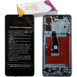 HUAWEI P30 ΟΘΟΝΗ OLED + TOUCH SCREEN + LENS + FRAME HF-02352NLN BLUE HYPER-FIX SERVICE PACK