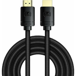 BASEUS HIGH DEFINITION SERIES, ΚΑΛΩΔΙΟ HDMI, 8K, 3m, ΜΑΥΡΟ