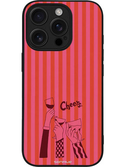 Sonique Stripe Stories Series Θήκη με Σχέδιο «Cheers» (iPhone 16 Pro)
