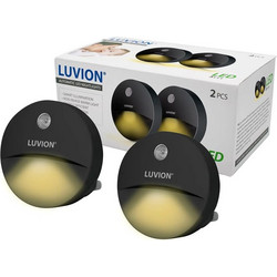 LUVION Φωτάκι Νυχτός Plugin Night Light Black