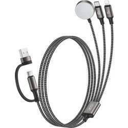για Lighting +amp Smartwatch Καλώδιο Πολλαπλό Φόρτισης USB-A