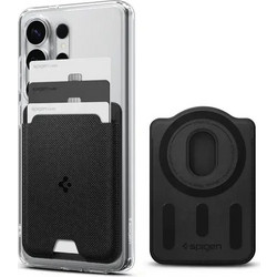 Mαγνητικό Πορτοφόλι Spigen Urban Fit Wallet MagSafe Magnetic Card Holder Galaxy S black (AFA09208)