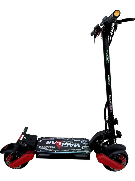 Magicar Smart Ηλεκτρικό Πατίνι 50km/h Max Ταχύτητα και 50km Αυτονομία Μαύρο Κόκκινο