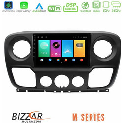 Bizzar M Series 8Core Android16 2+32GB Renault/Nissan/Opel Ηχοσύστημα Αυτοκινήτου OEM Αφής 10" με GPS U-M-RN1526