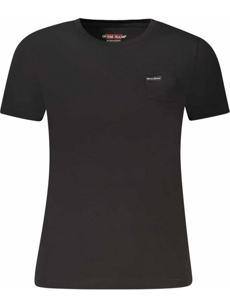 GUESS JEANS SHORT SLEEVE T-SHIRT WOMEN BLACK Μαύρο