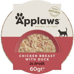 Applaws Adult Chicken Breast with Duck in Broth 60gr