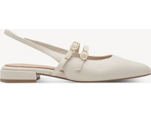 MARCO TOZZI ΓΥΝΑΙΚΕΙΕΣ SLINGBACK ΜΠΑΛΑΡΙΝΕΣ ΕΚΡΟΥ