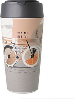 Chic Mic Ποτήρι Bamboo με Καπάκι Bioloco Plant 420ml BPD127