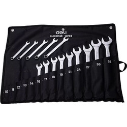 DELI σετ γερμανοπολύγωνα κλειδιά DL130014B, 10-32mm, 14τμχ
