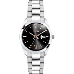 Jcou Elegance Petite Γυναικείο Ρολόι με Ασημί Μεταλλικό Μπρασελέ JU18043-5