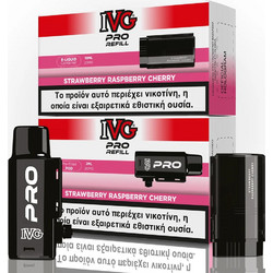 IVG Pro Refill 2ml+10ml 10000 Puffs Prefilled Pod 20mg Strawberry Raspberry Cherry