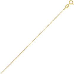 PRINCESILVERO Χρυσή Καδένα Rolo Από Ασήμι 925 40cm 5R-CH124-3-40