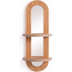 Ράφι Τοίχου Art 173ALF1124 26x13x70cm Oak