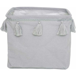 Jabadabado Υφασμάτινο Καλάθι Αποθήκευσης Grey 28 x 24 εκ