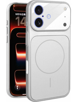 Bodycell AG Glass MagSafe Θήκη Silver (iPhone 17)