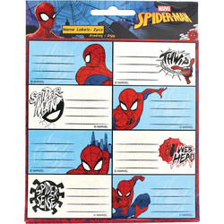 Ετικέτες Σχολικές Αυτοκόλλητες Spiderman Gim
