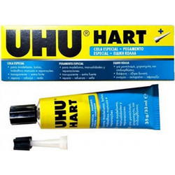 UHU Υγρή Κόλλα Hart Special Glue Γενικής Χρήσης 35gr Διάφανη