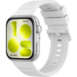 Techsuit W082 Λουράκι Σιλικόνης White (Huawei Watch Fit 3 / Fit 4 / Fit 4 Pro / Fit 5 / Fit 5 Pro)