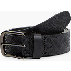 Tommy Hilfiger Flag Ανδρική Ζώνη Δερμάτινη Μαύρη AM0AM14561-BDS