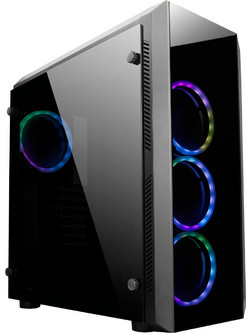 Chieftec Scorpion II Midi Tower Κουτί Υπολογιστή RGB με Πλαϊνό Παράθυρο