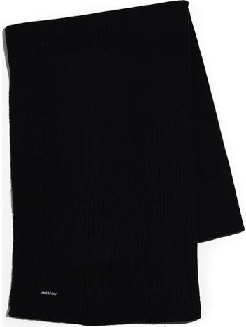 Emerson Knit Scarf Κασκόλ Πλεκτό Μαύρο