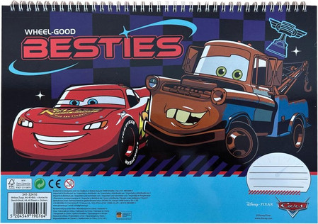 ΜΠΛΟΚ ΖΩΓΡΑΦΙΚΗΣ - DISNEY CARS 40 ΦΥΛΛΑ A4 & STICKERS (341-32416)