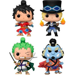 Funko Pop! One Piece 4-Pack Luffytaro, Sabo, Roronoa Zoro, Jinbe Exclusive