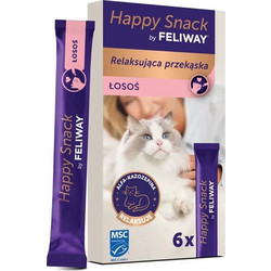 CEVA Feliway Happy snack Salmon - cat treats - 6x15g