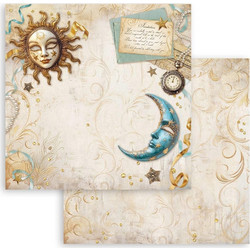Stamperia Χαρτί Scrapbooking 30,5X30,5cm Διπλής Όψης Sun & Moon