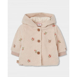 BOBOLI Jacket embroidered for baby -BCI - 124052 - ΚΟΡΙΤΣΙ - ECRU