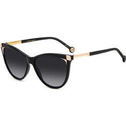 Carolina Herrera HER0141S KDX Γυναικεία Γυαλιά Ηλίου Πεταλούδα Μαύρα με Μαύρο Φακό