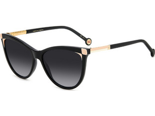 Carolina Herrera HER0141S KDX Γυναικεία Γυαλιά Ηλίου Πεταλούδα Μαύρα με Μαύρο Φακό