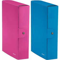 ΚΟΥΤΙ LEITZ 3967 WOW 8cm ΚΟΥΜΠΙ 23 METAL PINK