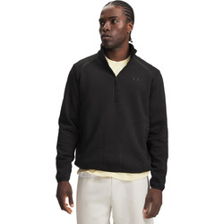 Under Armour Longsleeve Shirt Unstoppable Flc 1/2 Zip Ανδρικό Αθλητικό Φούτερ Μαύρο 6017023-008