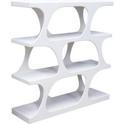 Eurolamp 810-00280 Βιβλιοθήκη Λευκή 120x34x121cm 5207227566721