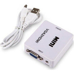 Αντάπτορας VGA Θηλυκό με Ήχο σε HDMI (A) Θηλυκό 720p/1080p ANGA PS-M600