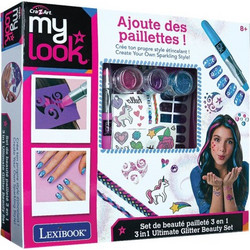 Cra-z-art 3 σε 1 Ultimate Glitter Beauty SET Το Απόλυτο Σετ Διακόσμησης Μαλλιών and Σώματος με Γκλίτερ και Πετράδια! 8+ Ετών, 1+